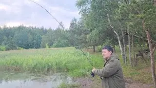Рыбалка на озере малое Стахово.