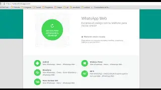Como Utilizar WhatsappWeb * tutorial