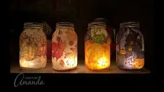 Fall Napkin Luminaries