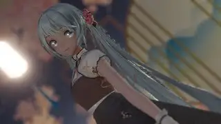 【MMD】極楽浄土 // Gokuraku Jodo【YYB Dye Flos Miku】