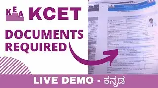 KCET: Documents required for verification in counselling process | Live document demo | MUST WATCH 🛑