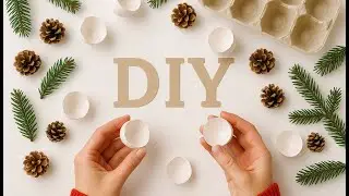🎄SO EASY! I MADE 30 OF THEM A DAY AND SOLD ALL GENIUS CHRISTMAS IDEA WITH PINE CONE & EGG SHELLS!