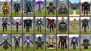 ARMORED TITAN SPEAKERMAN vs BLIND MACE SKIBIDI TOILET vs SWORD CAMERAMAN In Garry's Mod