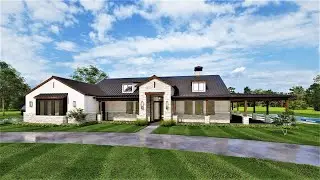 Lumion 11.3 Video Rendering - Modern Ranch Home