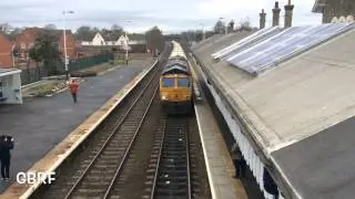 ECML division through Spalding Station. Saturday 28th February 2015.