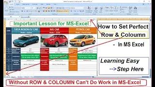 How To Insert & Delete Rows, Columns, Cells & Sheets In MS Excel #msexcel #msoffice #excel_formulas