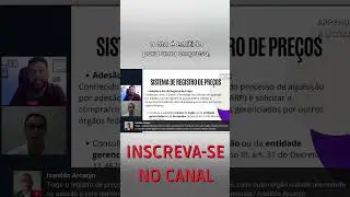 A EMPRESA É OBRIGADA A ADERIR A UMA ATA DE REGISTRO DE PREÇOS? #shorts