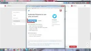 How to link Pinterest to Twitter