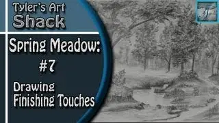How to Draw a Spring Meadow Series Part 7 - How to add the final Details