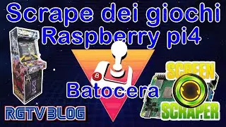 scrape copertine giochi Batocera raspberry pi 4