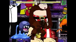 MUGEN 4V4 SIMUL Kuromaru & Slime Plus & Minotaur & Ripps VS HASTUR (7P)