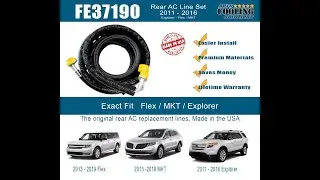 Rear AC Line Set 2013 - 2019 Ford Flex, Explorer and Lincoln MKT from Auto Cooling Solutions FE37190