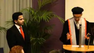 Convocation ceremony of T.V. Mathew at TU Delft