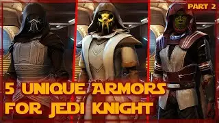 5 unique Armors for Jedi Knight | PART 2 | SWTOR 2021