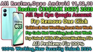 Realme C33(RMX 3627) Frp Unlock/New trick 2024/Google account remove/Gsm Devil/100% Working method