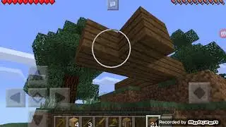 Играем в Minecraft PE 1ч.