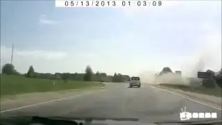Авария с полетом май 2013