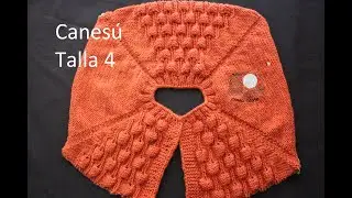 How to knit sweater with size 4 needles - Part 1 -