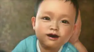 A normal re-upload of the yakuza baby cutscene