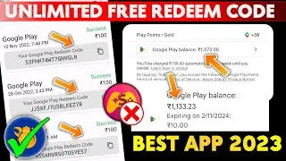 ₹100 Free Redeem Code App | How To Get Free Redeem Code | Free Google Play Redeem Code | Anvislive