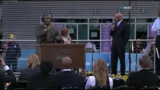 Chick Hearn Statue Ceremony