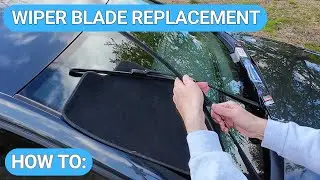 How to: Replace VW wiper blades ALSO how to find wiper service mode!