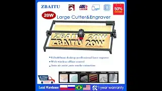 ZBAITU 20W 10W CNC Laser Engraver  #shorts
