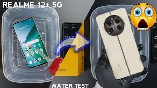 Realme 12+ 5G iP54 Water Test 💧💦| Let's See Realme 12 Plus is Waterproof Or Not??