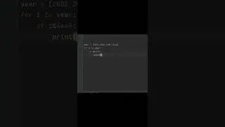 #Python program to check leap year using looping statement.