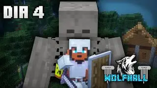EL CAOS LLEGA A LA COLONIA! PRIMERA RAID (SALE MAL) | DIA 4 | WOLFHALL | MINECRAFT 1.20.1 CON MODS