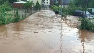 Sturzflut in Kallmuth, Kreis Euskirchen, in der Eifel (2016) | Hydrotec