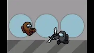 (dc2 among us animation) black vs brown