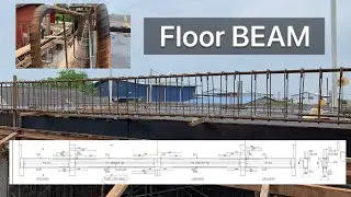 First Floor BEAM Tying Steel Rebar Reinforcement Placement 300mm x 600mm Full Construction Process