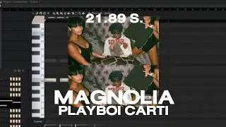 How Magnolia was made in under 30 Seconds - Playboi Carti (FL Studio Remake)