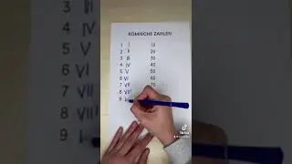 Schreibe dein Geburtstag mit den römischen Zahlen in die Kommentare! 🤓 #mathe #rechnen #lernen