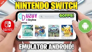 NEW 🔥 UZUY X SKYLINE ANDROID - SETUP/BEST SETTINGS/GAMEPLAY | NEW NINTENDO SWITCH EMU ON ANDROID!