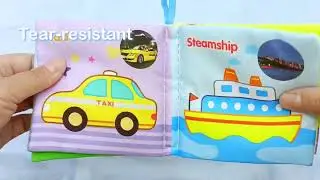 Baby Educational Soft Cloth Book Set