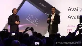 Sony CES 2014 Press Conference - LifeLog Android App, Xperia Z1S, Z1 Conpact, Core & SmartBand