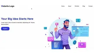 Complete Website Project Using HTML and CSS | Full Website Source Code Using Only HTML and CSS