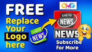Free Green Screen | 3D logoTemplate | Subscribe for More!