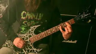 UNDEATH - CHAINED TO A REEKING ROTTED BODY (GUITAR PLAYTHROUGH)