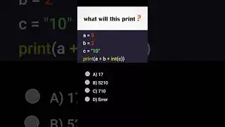 Python Shorts | Can you answer it ❓🐍