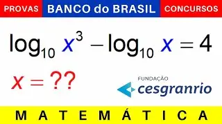 CNU Bloco 8 MATEMÁTICA 🔥 Concurso Nível Médio 2024 Questões da Cesgranrio