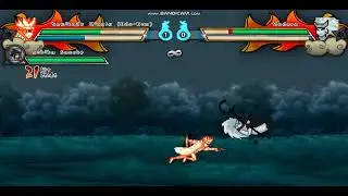 Minato KCM & Sasuke (Rinnegan) vs Madara Rikudou (Mugen)