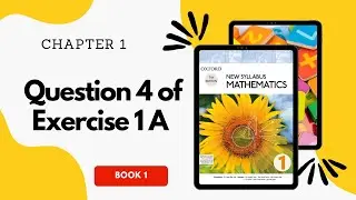 Question 5 of Exercise 1A of Chapter 1 of New Syllabus Mathematics Book 1 D1 in Urdu/Hindi