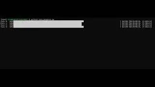Distribute multi-processes in different cores in Python (Visualization)