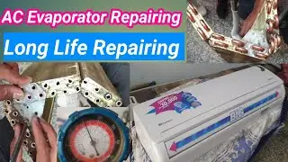 Split AC Evaporator Leaking Solve Life Time Best Trick