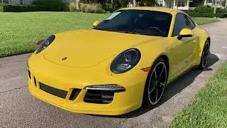 2014 Porsche 911 Carrera 4 Coupe 7 Speed Manual Transmission Walkaround video