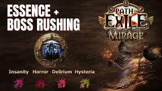 Essence + Boss Rushing (Low Investment Beginner Farm) | POE 3.28 Mirage