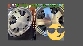 water spot removal+racing+wheel polishing